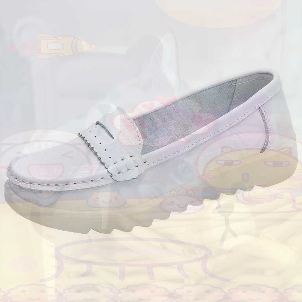 Luxury Lifestyle Hospitality - Mocassin Rijden Tienersneakers Skateboarden Damesschoenen Zilver