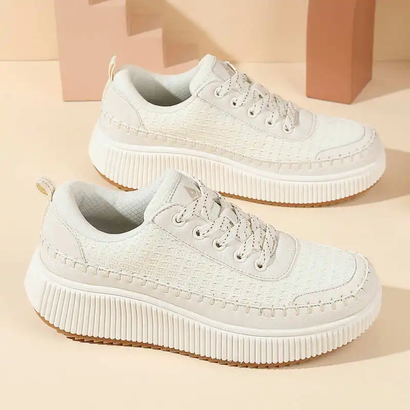 Luxury Lifestyle Dress - Bruine schoenen Dames Flats Herfstlaarzen Sneakers