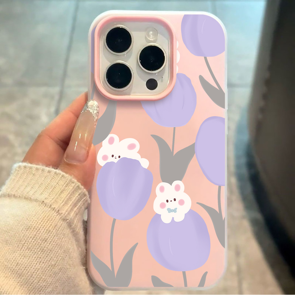 Xiaomi Redmi Note 14 - Zachte Lavendel Tulpen Telefoonhoesje voor Xiaomi