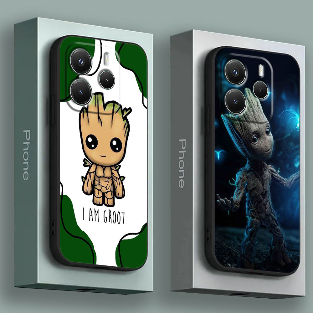 Xiaomi Redmi Note 14 - Baby Groot Marvel Telefoonhoesje voor Redmi