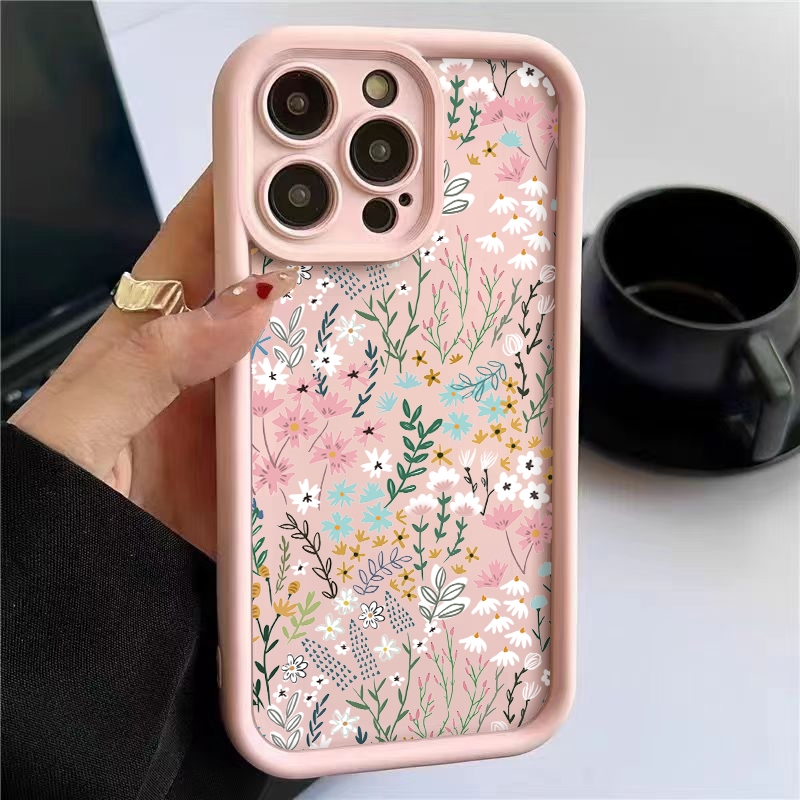 Roze hoge bamboe bloemenpatroo - Xiaomi Redmi Note 14 recensie en prijs